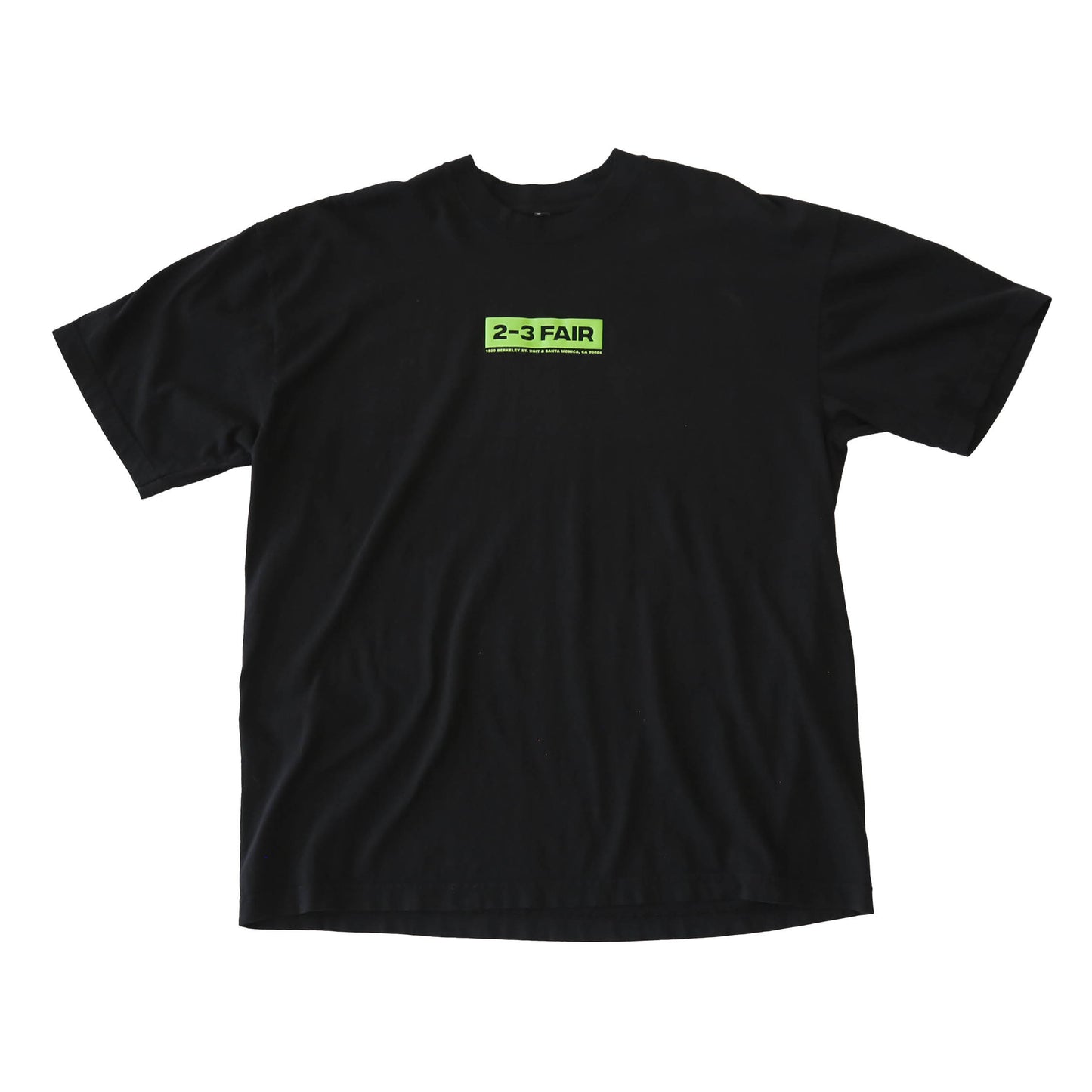 2-3 FAIR Short Sleeve Tee - Black